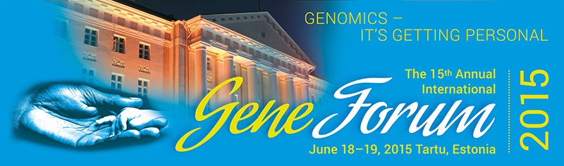 Gene Forum 2015, June 18-19, 2015