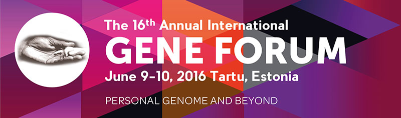 Gene Forum 2016, June 9-10, 2016
